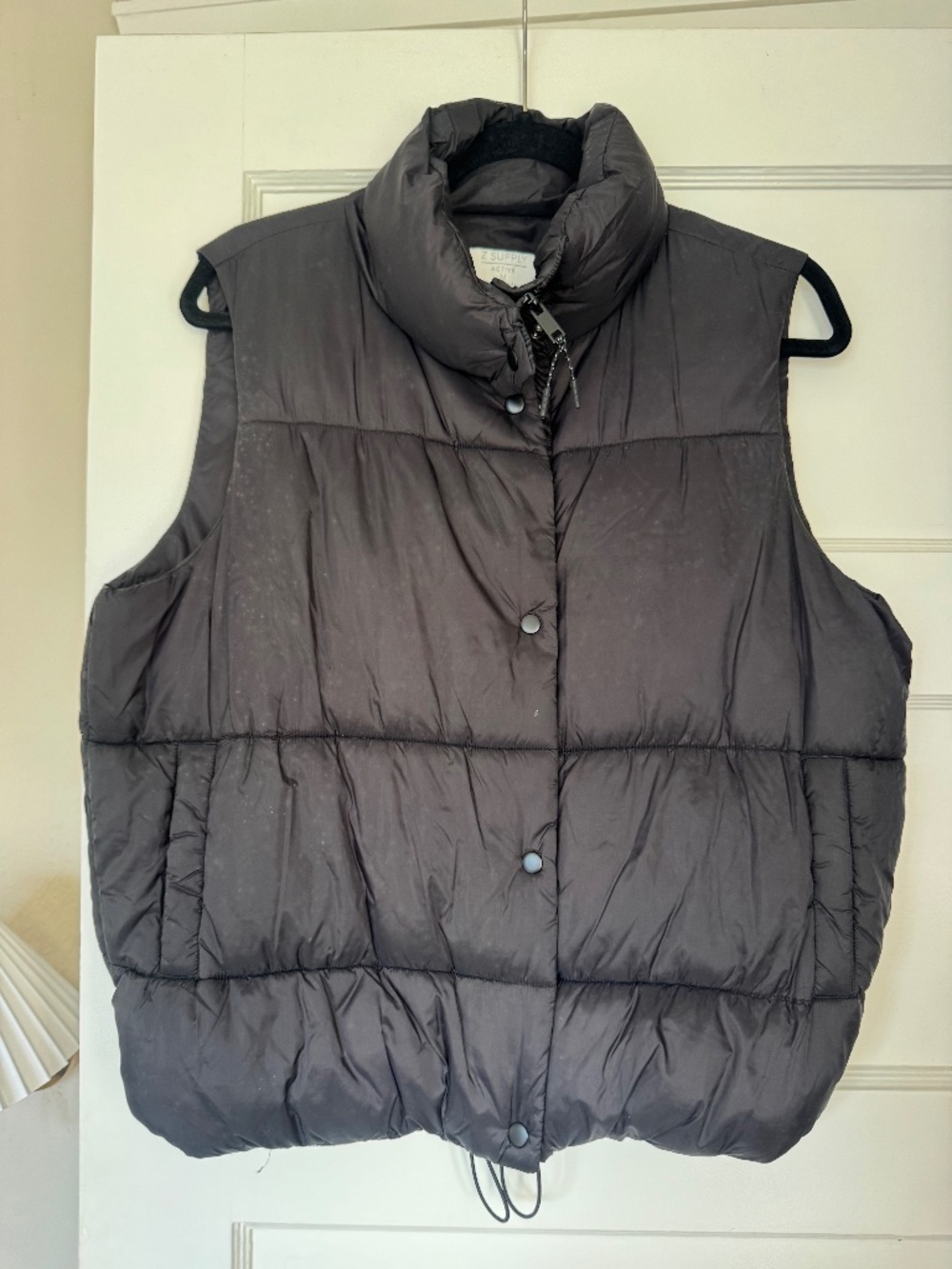 Z Supply Black Puffer Vest